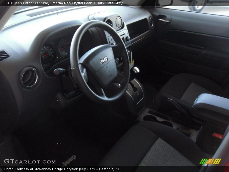 Inferno Red Crystal Pearl / Dark Slate Gray 2010 Jeep Patriot Latitude