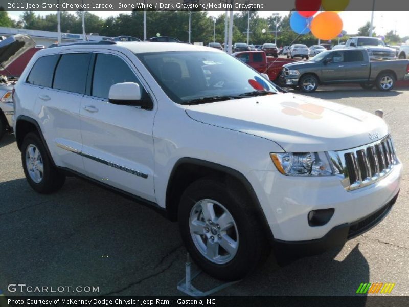 Stone White / Dark Graystone/Medium Graystone 2011 Jeep Grand Cherokee Laredo