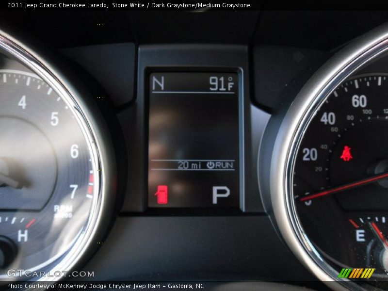 Stone White / Dark Graystone/Medium Graystone 2011 Jeep Grand Cherokee Laredo