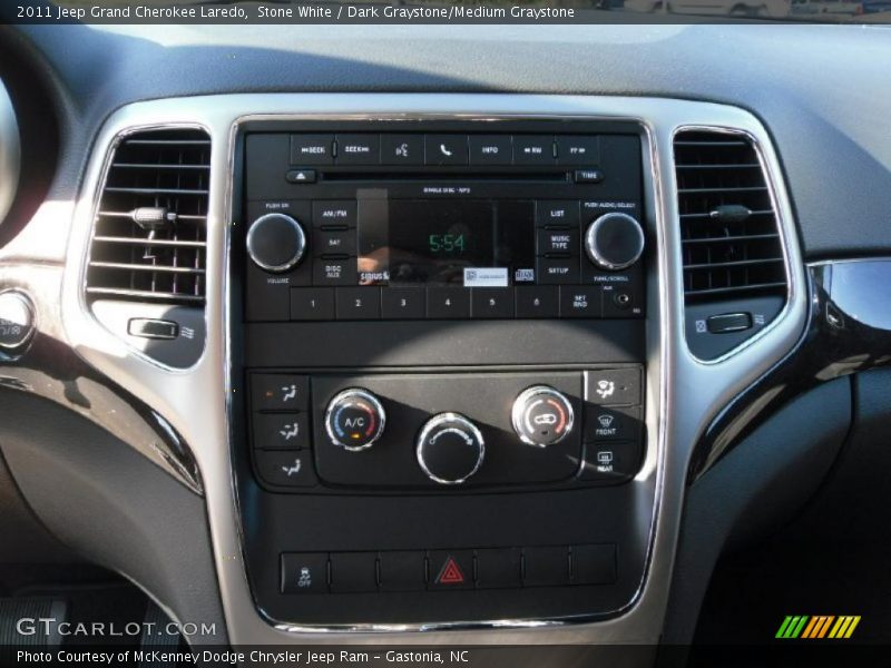Stone White / Dark Graystone/Medium Graystone 2011 Jeep Grand Cherokee Laredo
