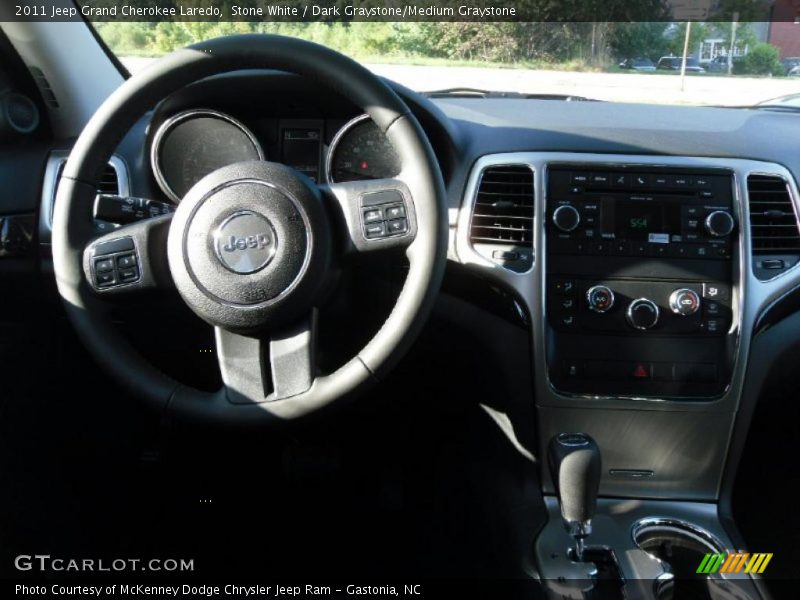 Stone White / Dark Graystone/Medium Graystone 2011 Jeep Grand Cherokee Laredo