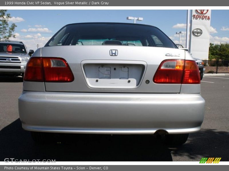 Vogue Silver Metallic / Dark Gray 1999 Honda Civic VP Sedan