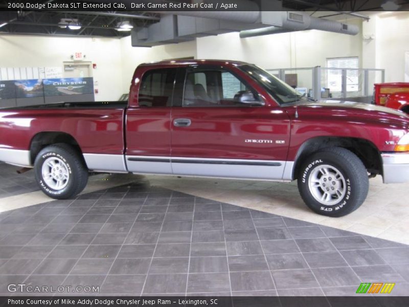Dark Garnet Red Pearl Coat / Agate 2000 Dodge Dakota SLT Extended Cab