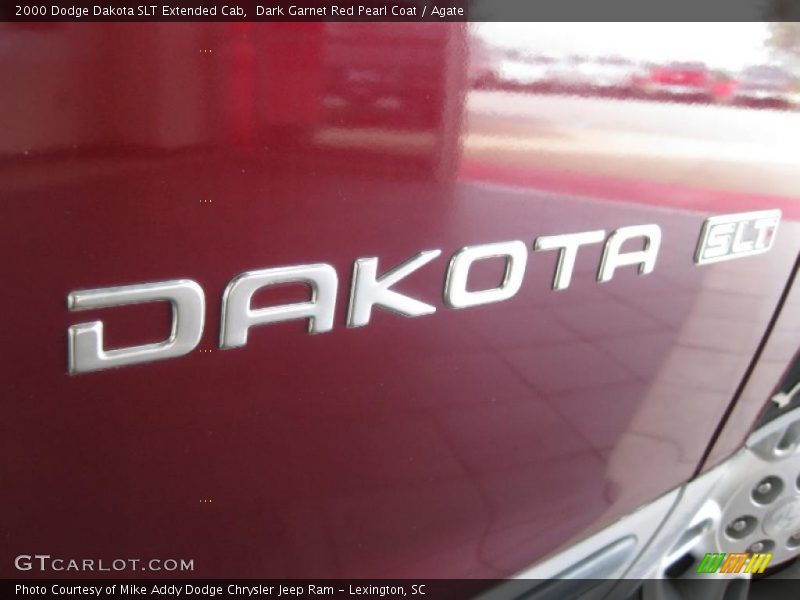 Dark Garnet Red Pearl Coat / Agate 2000 Dodge Dakota SLT Extended Cab