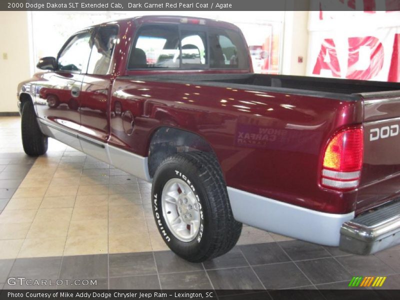 Dark Garnet Red Pearl Coat / Agate 2000 Dodge Dakota SLT Extended Cab