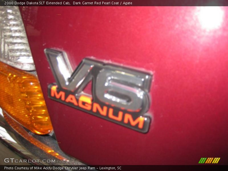 Dark Garnet Red Pearl Coat / Agate 2000 Dodge Dakota SLT Extended Cab