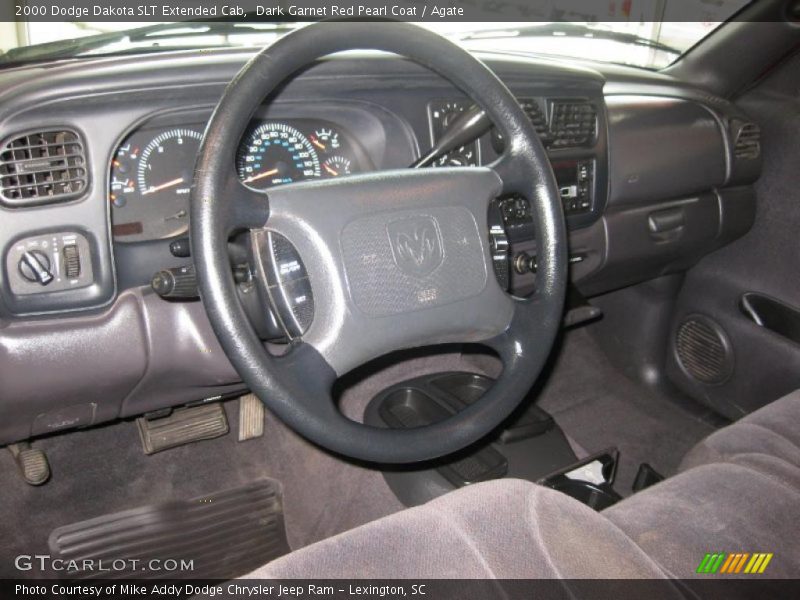 Dark Garnet Red Pearl Coat / Agate 2000 Dodge Dakota SLT Extended Cab