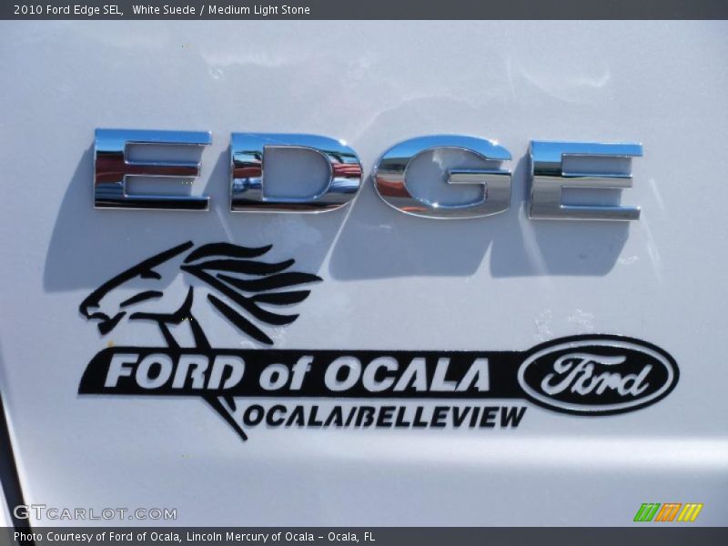 White Suede / Medium Light Stone 2010 Ford Edge SEL