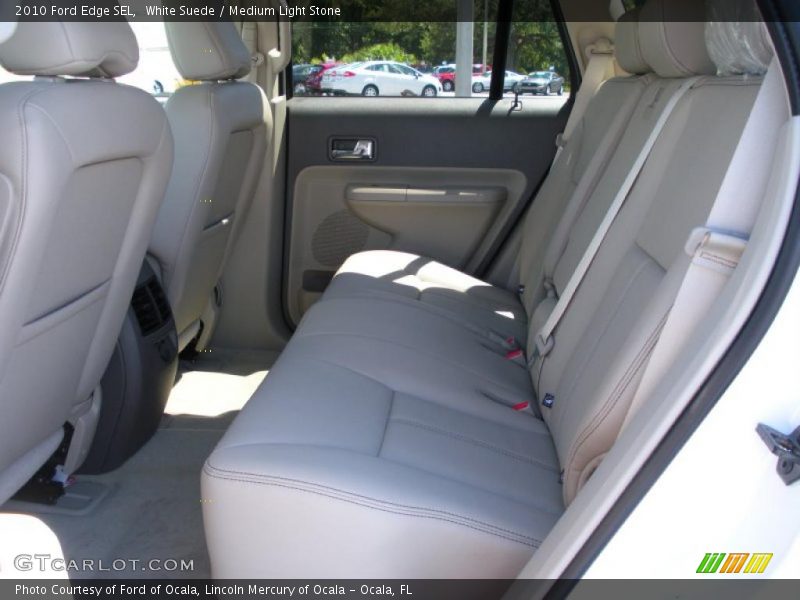 White Suede / Medium Light Stone 2010 Ford Edge SEL
