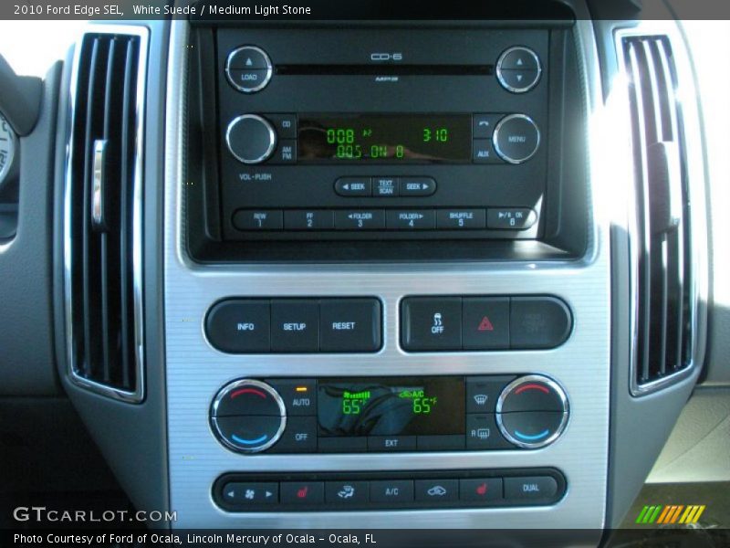 White Suede / Medium Light Stone 2010 Ford Edge SEL