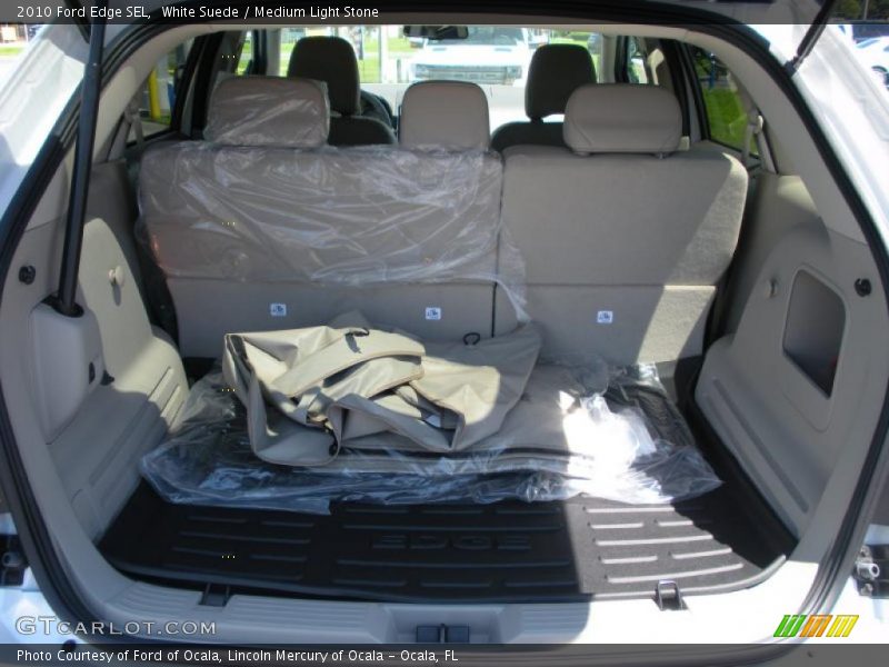 White Suede / Medium Light Stone 2010 Ford Edge SEL