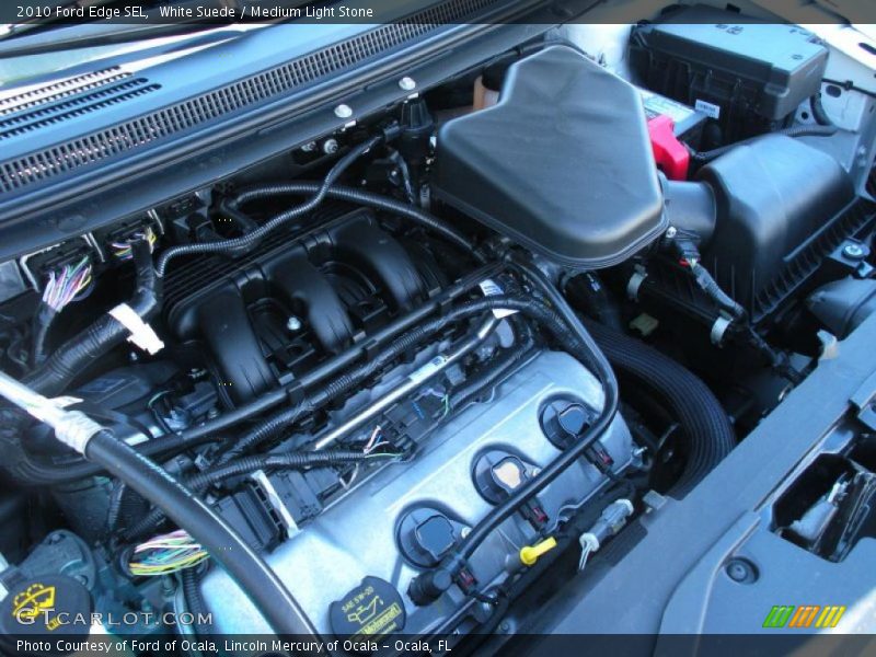 White Suede / Medium Light Stone 2010 Ford Edge SEL