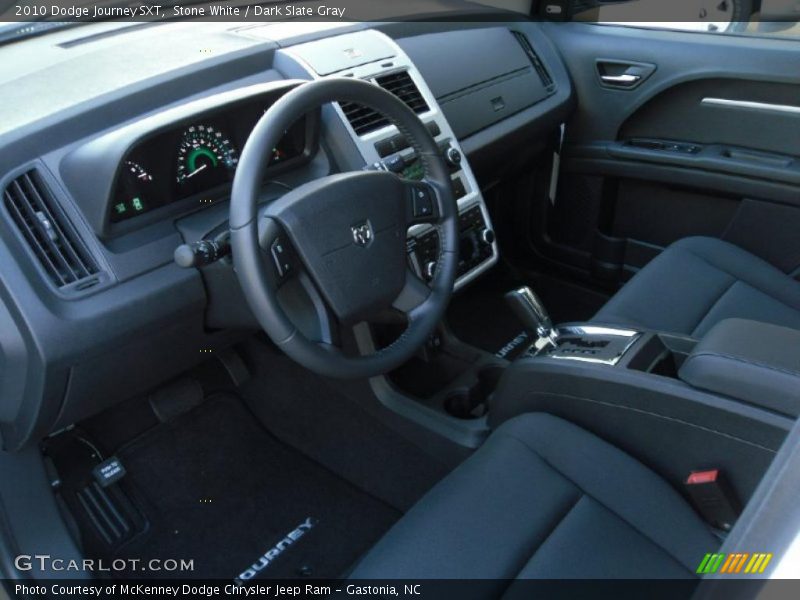 Stone White / Dark Slate Gray 2010 Dodge Journey SXT