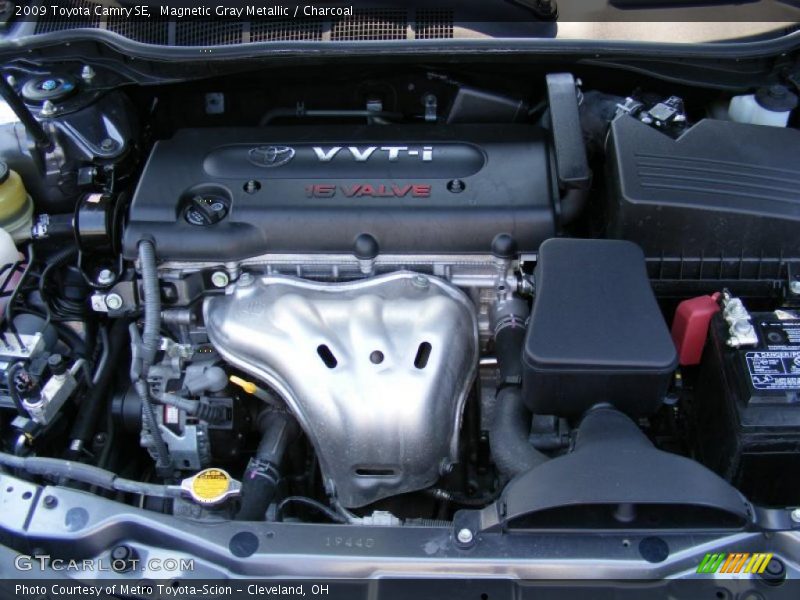 Magnetic Gray Metallic / Charcoal 2009 Toyota Camry SE
