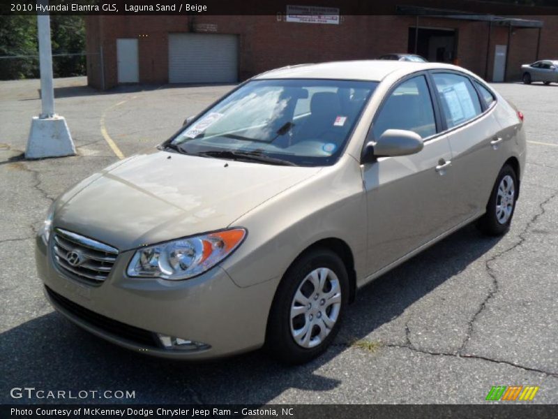 Laguna Sand / Beige 2010 Hyundai Elantra GLS