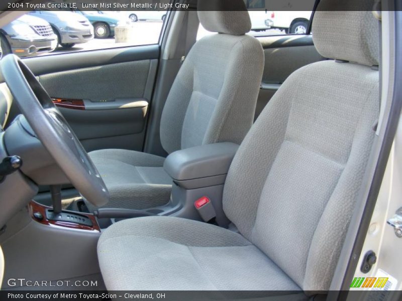 Lunar Mist Silver Metallic / Light Gray 2004 Toyota Corolla LE