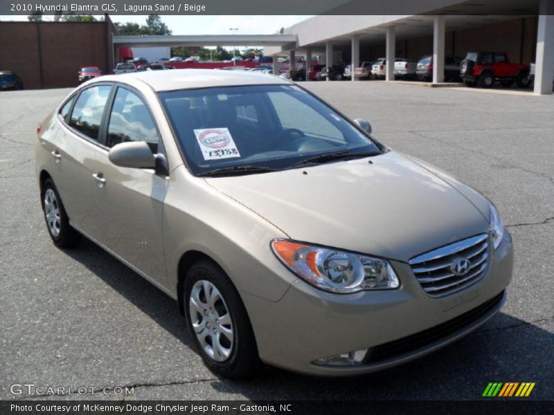 Laguna Sand / Beige 2010 Hyundai Elantra GLS