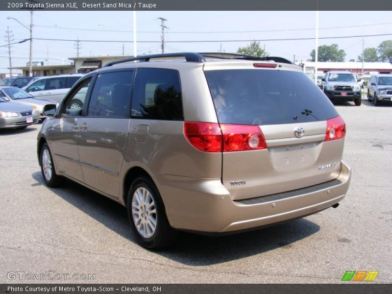 Desert Sand Mica / Taupe 2009 Toyota Sienna XLE