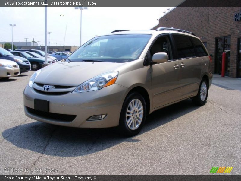 Desert Sand Mica / Taupe 2009 Toyota Sienna XLE