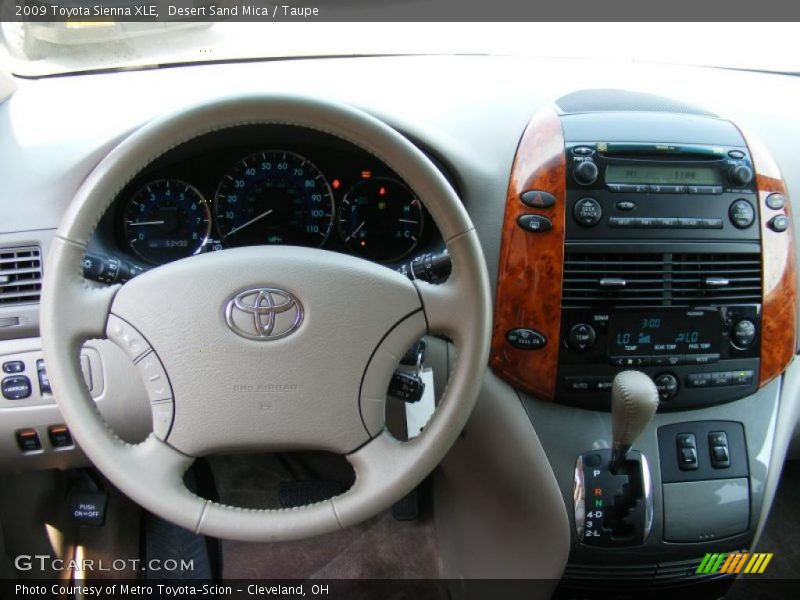Desert Sand Mica / Taupe 2009 Toyota Sienna XLE