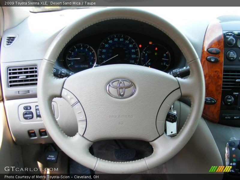 Desert Sand Mica / Taupe 2009 Toyota Sienna XLE