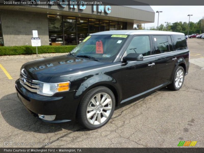 Tuxedo Black / Charcoal Black 2010 Ford Flex SEL EcoBoost AWD