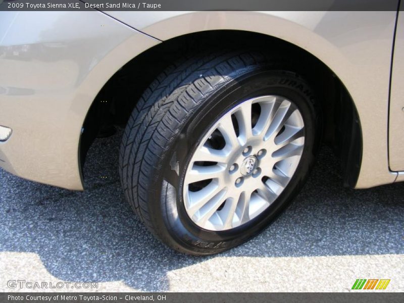 Desert Sand Mica / Taupe 2009 Toyota Sienna XLE