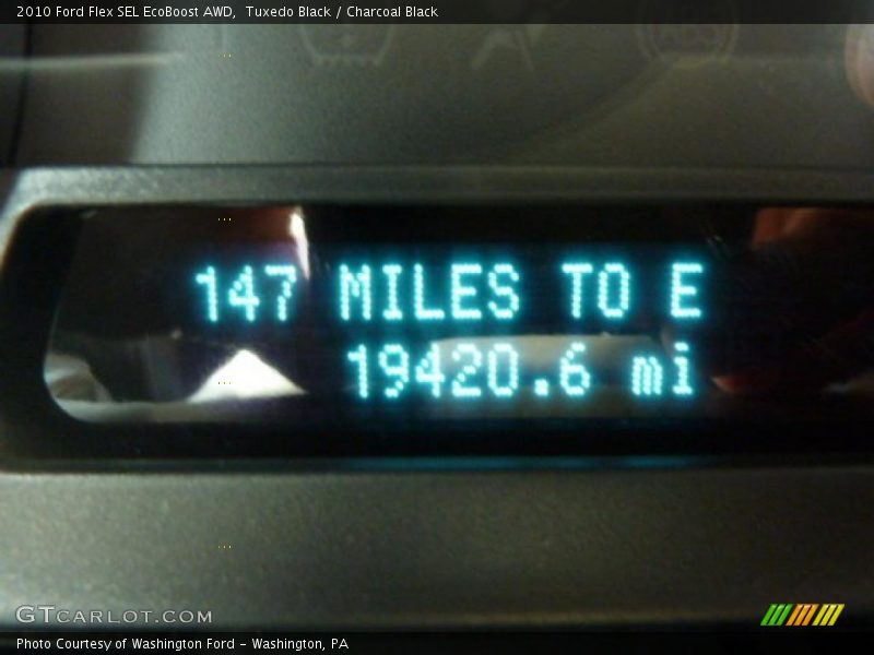 Tuxedo Black / Charcoal Black 2010 Ford Flex SEL EcoBoost AWD