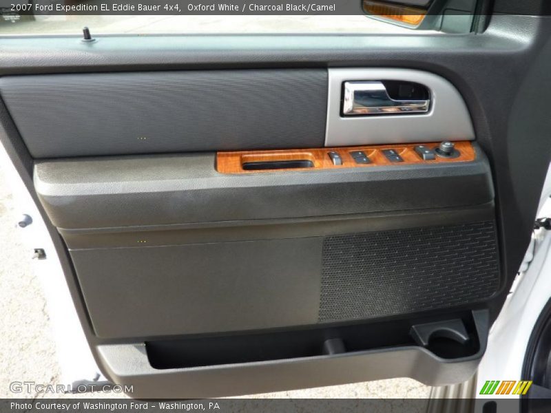 Oxford White / Charcoal Black/Camel 2007 Ford Expedition EL Eddie Bauer 4x4