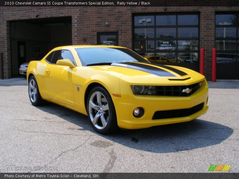 Rally Yellow / Black 2010 Chevrolet Camaro SS Coupe Transformers Special Edition