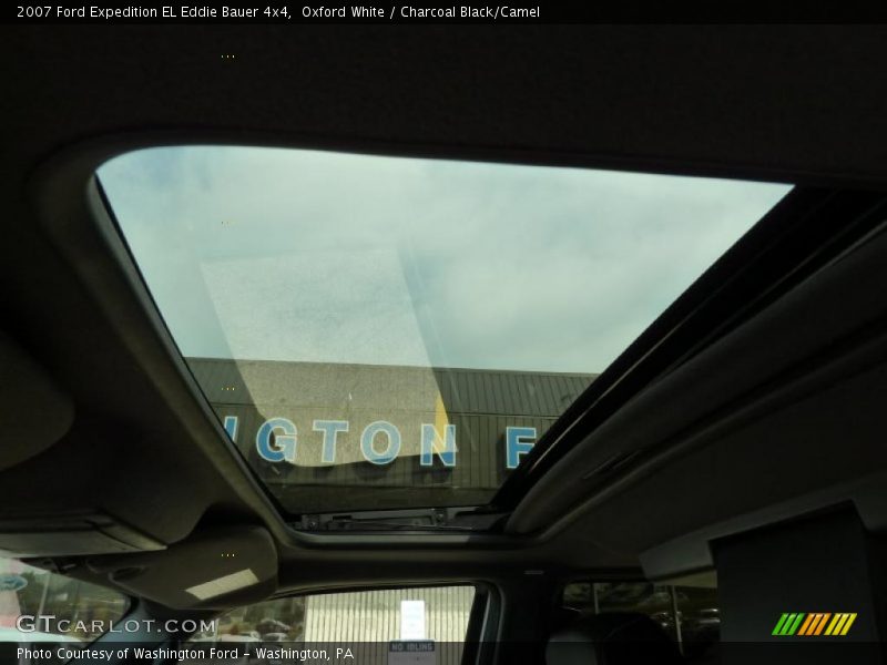 Oxford White / Charcoal Black/Camel 2007 Ford Expedition EL Eddie Bauer 4x4
