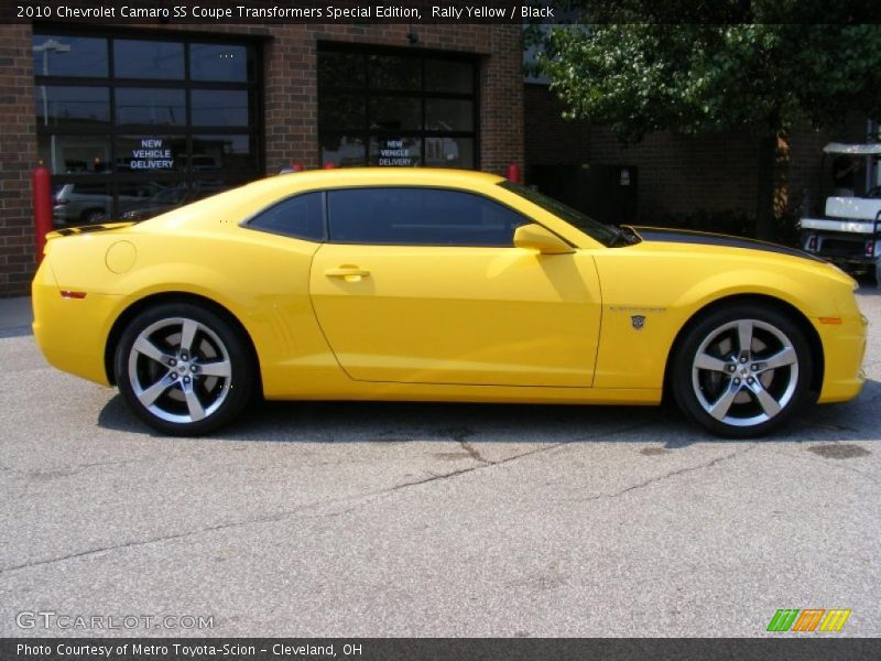 Rally Yellow / Black 2010 Chevrolet Camaro SS Coupe Transformers Special Edition