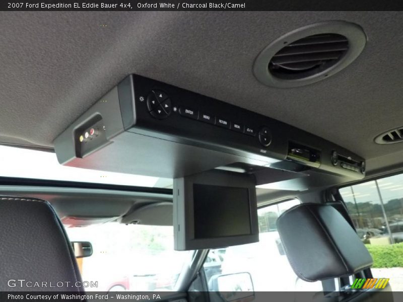 Oxford White / Charcoal Black/Camel 2007 Ford Expedition EL Eddie Bauer 4x4