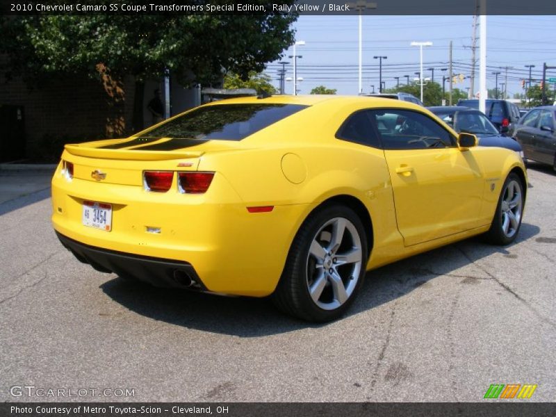 Rally Yellow / Black 2010 Chevrolet Camaro SS Coupe Transformers Special Edition