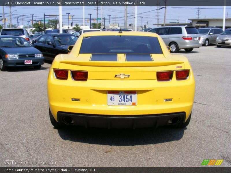Rally Yellow / Black 2010 Chevrolet Camaro SS Coupe Transformers Special Edition