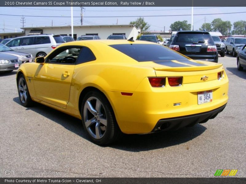 Rally Yellow / Black 2010 Chevrolet Camaro SS Coupe Transformers Special Edition
