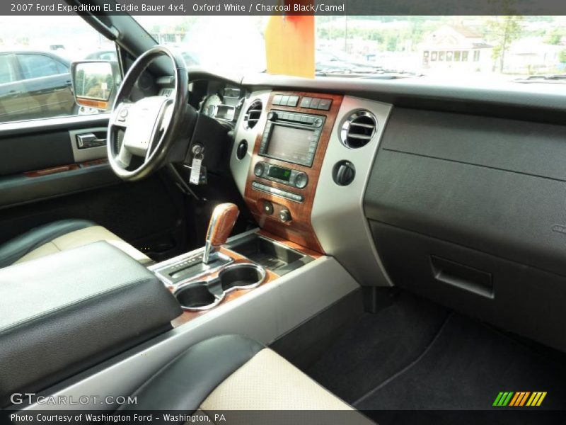 Oxford White / Charcoal Black/Camel 2007 Ford Expedition EL Eddie Bauer 4x4