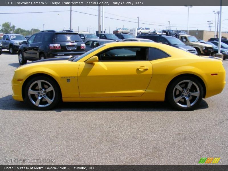 Rally Yellow / Black 2010 Chevrolet Camaro SS Coupe Transformers Special Edition