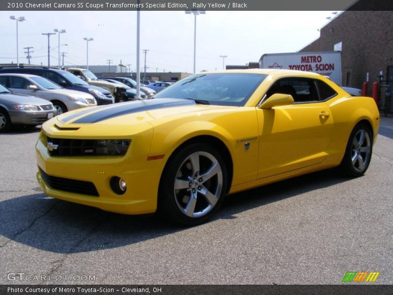 Rally Yellow / Black 2010 Chevrolet Camaro SS Coupe Transformers Special Edition