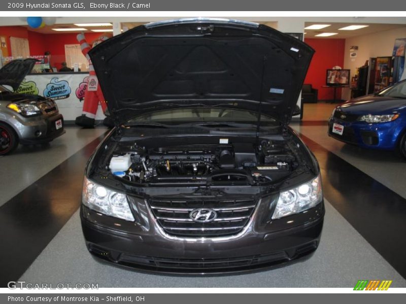 Ebony Black / Camel 2009 Hyundai Sonata GLS