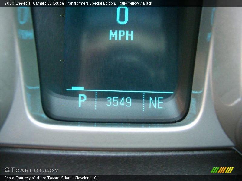 Rally Yellow / Black 2010 Chevrolet Camaro SS Coupe Transformers Special Edition
