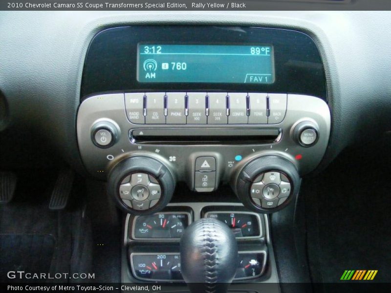 Rally Yellow / Black 2010 Chevrolet Camaro SS Coupe Transformers Special Edition