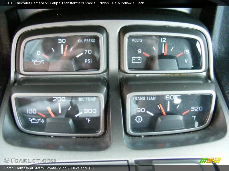 Rally Yellow / Black 2010 Chevrolet Camaro SS Coupe Transformers Special Edition