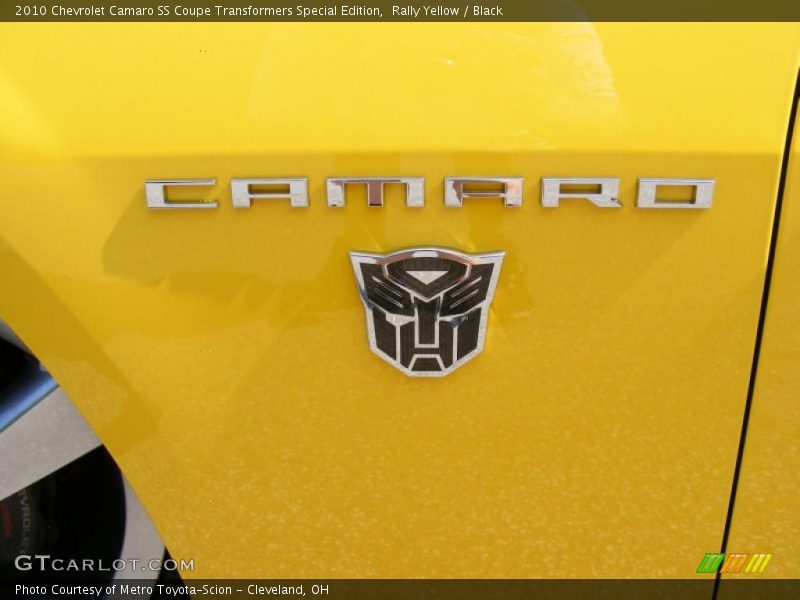 Rally Yellow / Black 2010 Chevrolet Camaro SS Coupe Transformers Special Edition