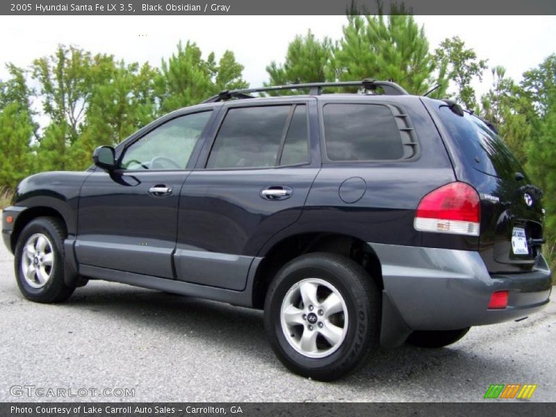 Black Obsidian / Gray 2005 Hyundai Santa Fe LX 3.5