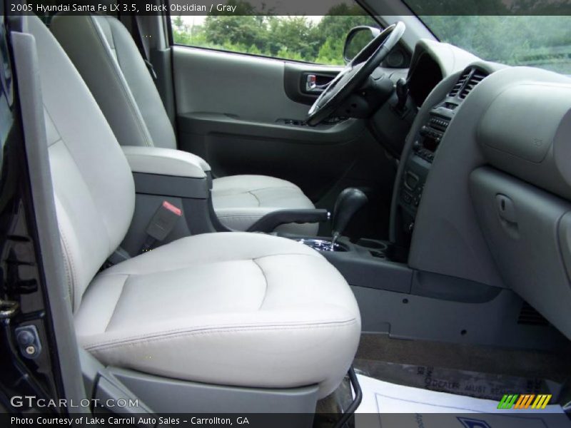 Black Obsidian / Gray 2005 Hyundai Santa Fe LX 3.5