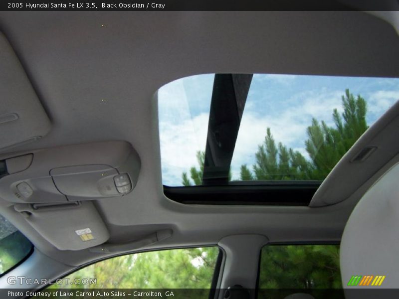 Black Obsidian / Gray 2005 Hyundai Santa Fe LX 3.5