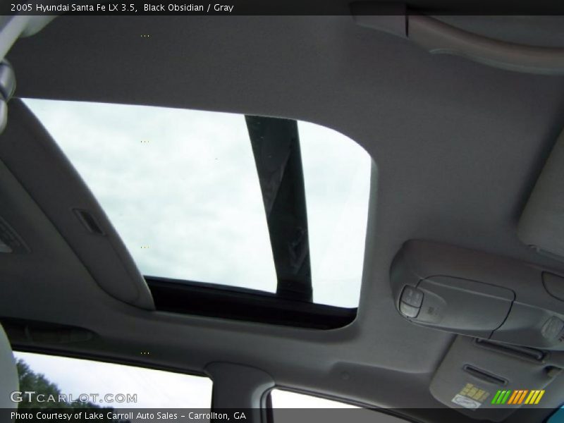 Black Obsidian / Gray 2005 Hyundai Santa Fe LX 3.5