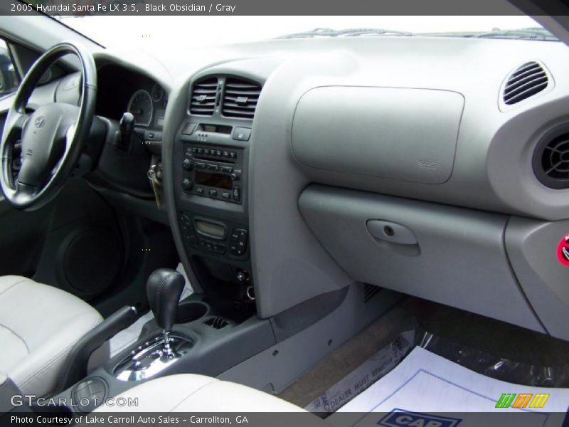 Black Obsidian / Gray 2005 Hyundai Santa Fe LX 3.5