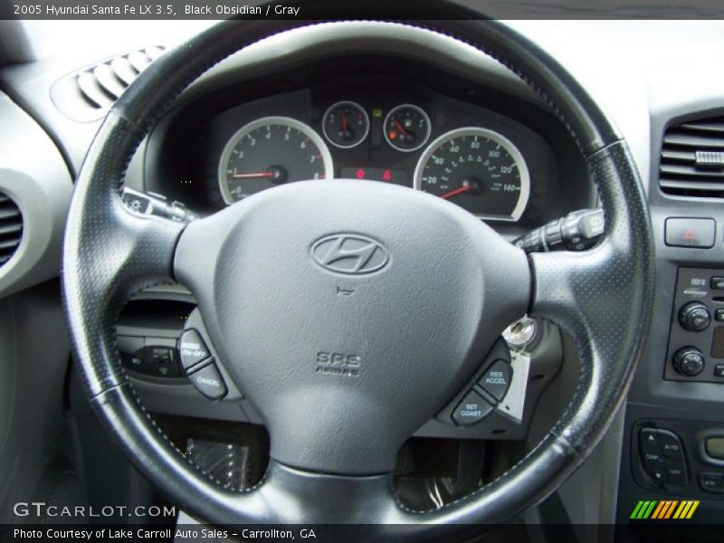 Black Obsidian / Gray 2005 Hyundai Santa Fe LX 3.5